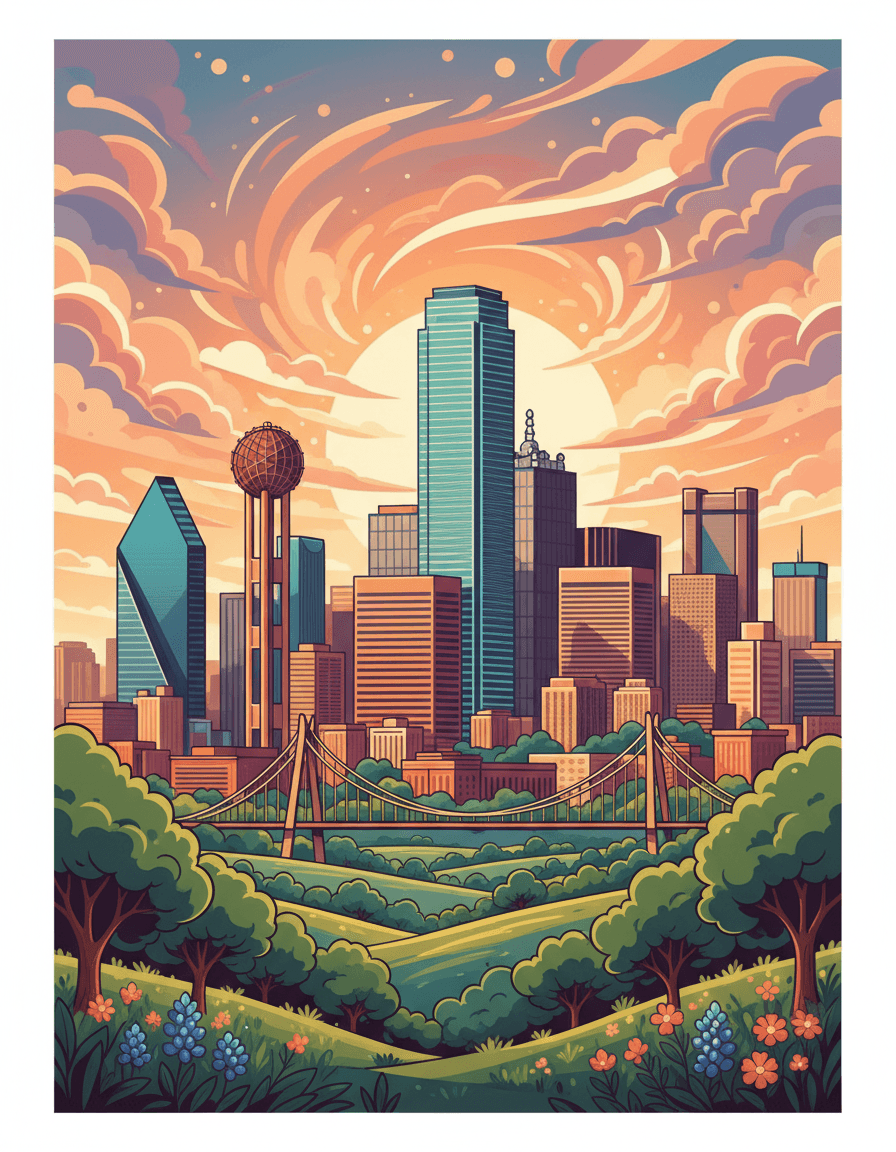 Dallas skyline