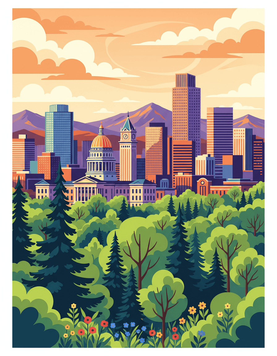 Denver skyline