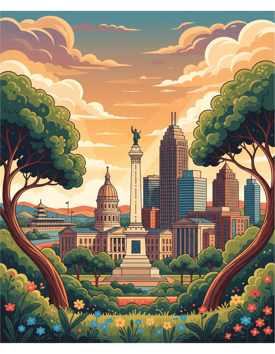 Indianapolis skyline