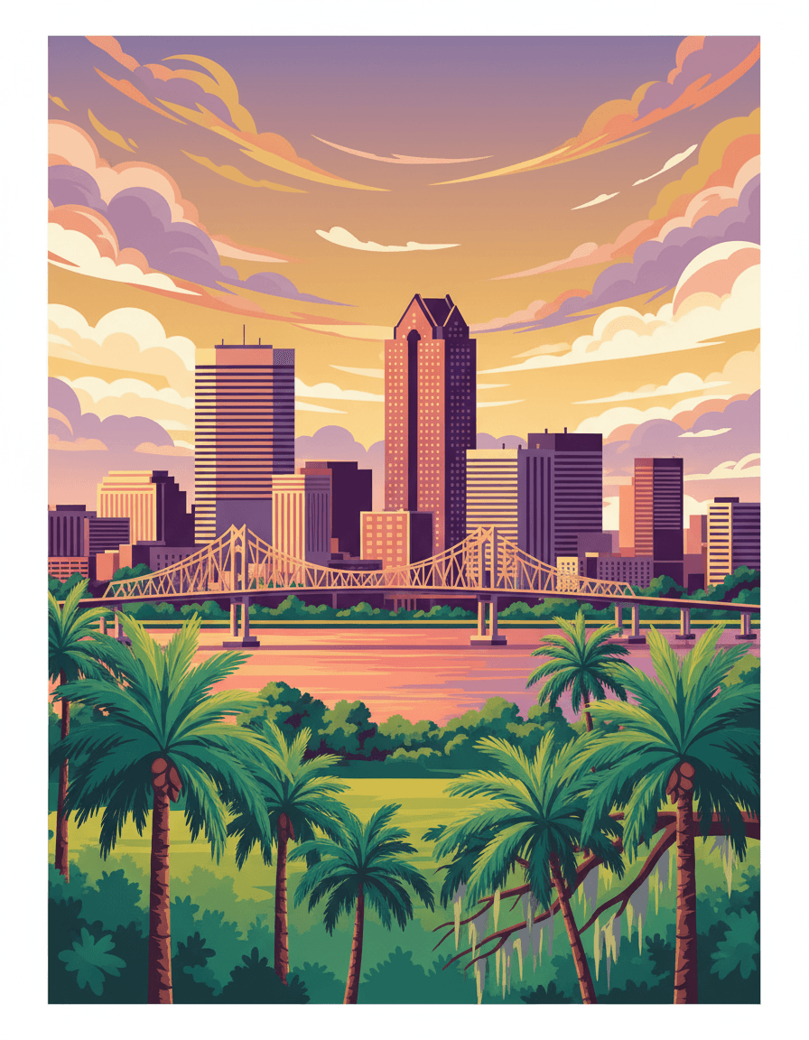 Jacksonville skyline