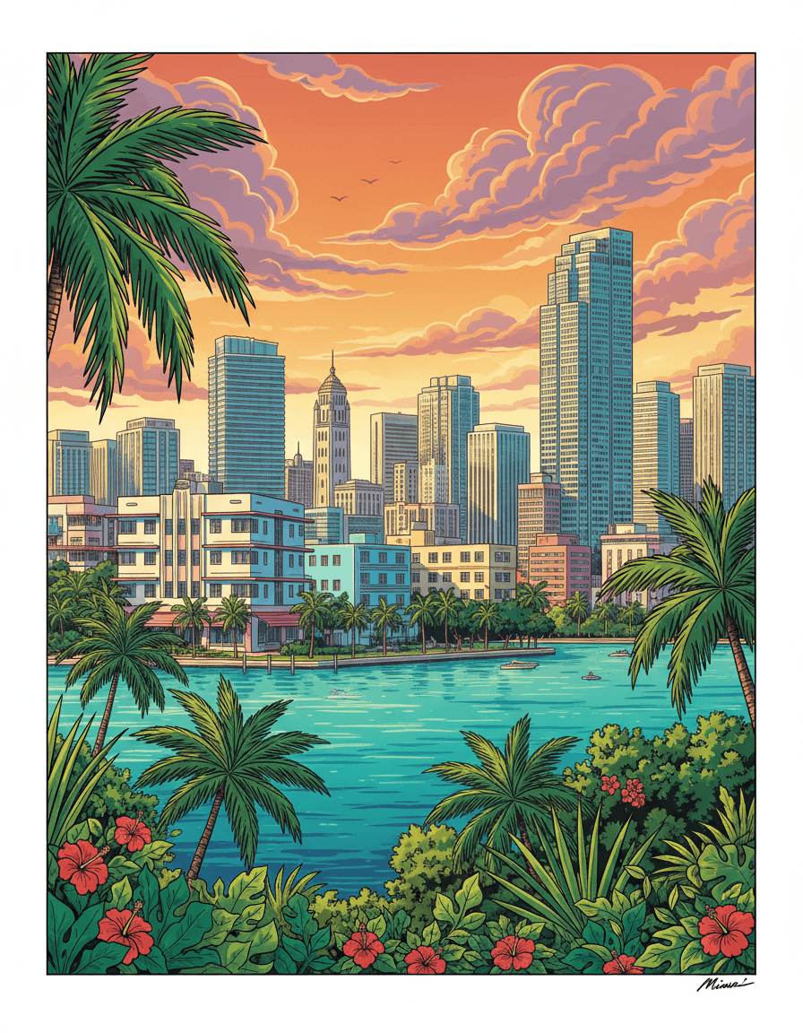 Miami skyline